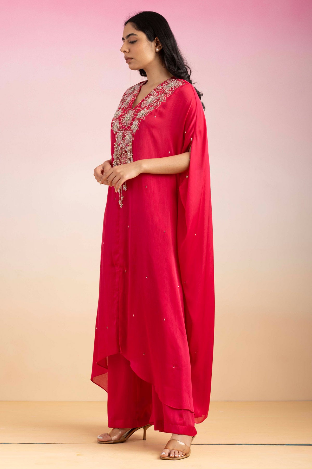 Rani Crystal String Kaftan Set
