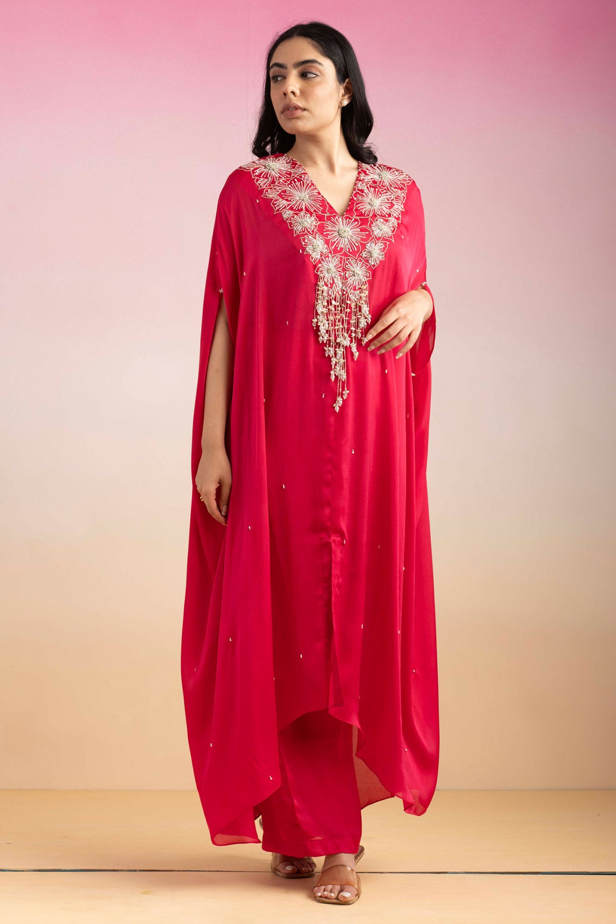 Rani Crystal String Kaftan Set