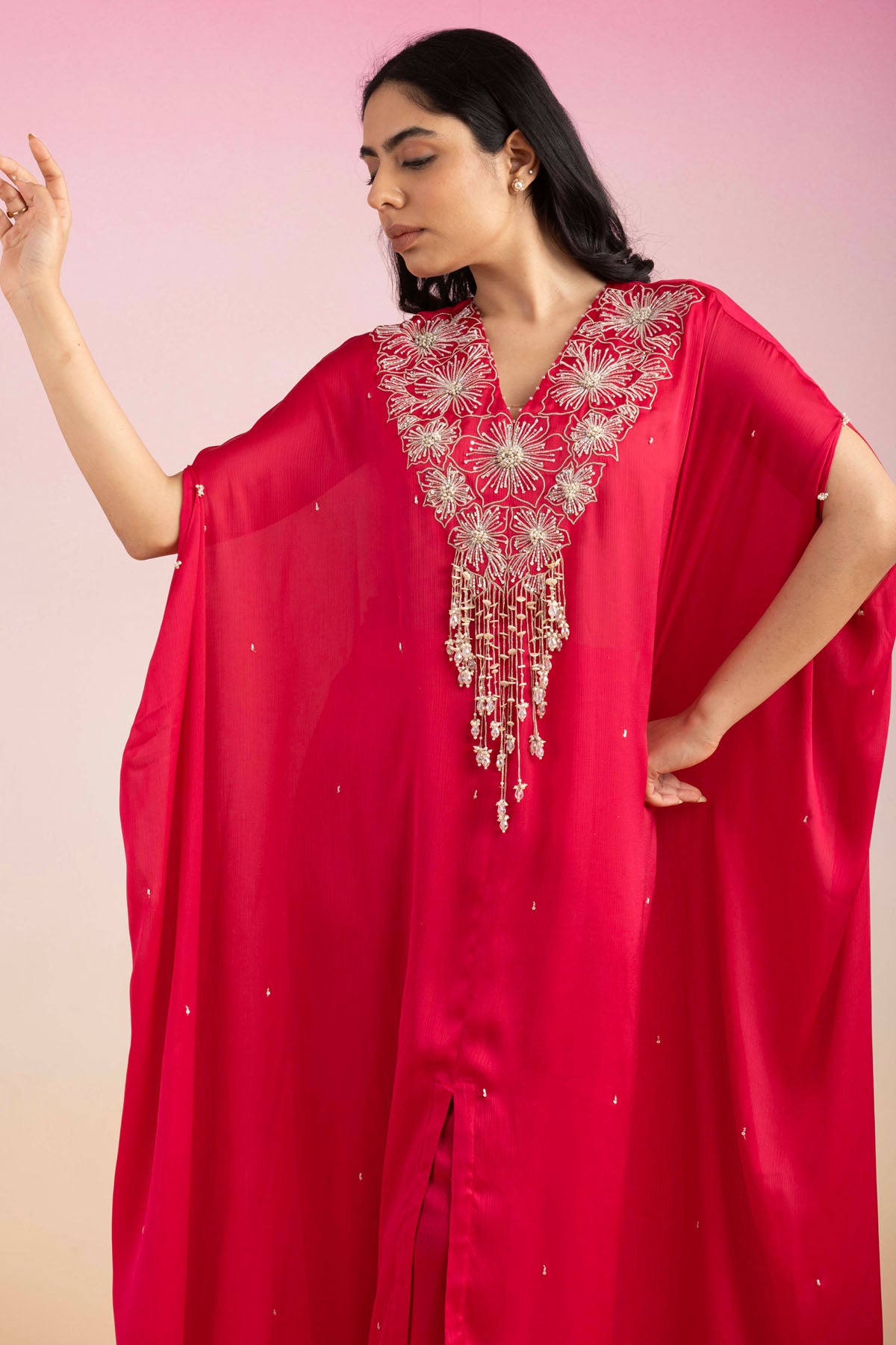Rani Crystal String Kaftan Set
