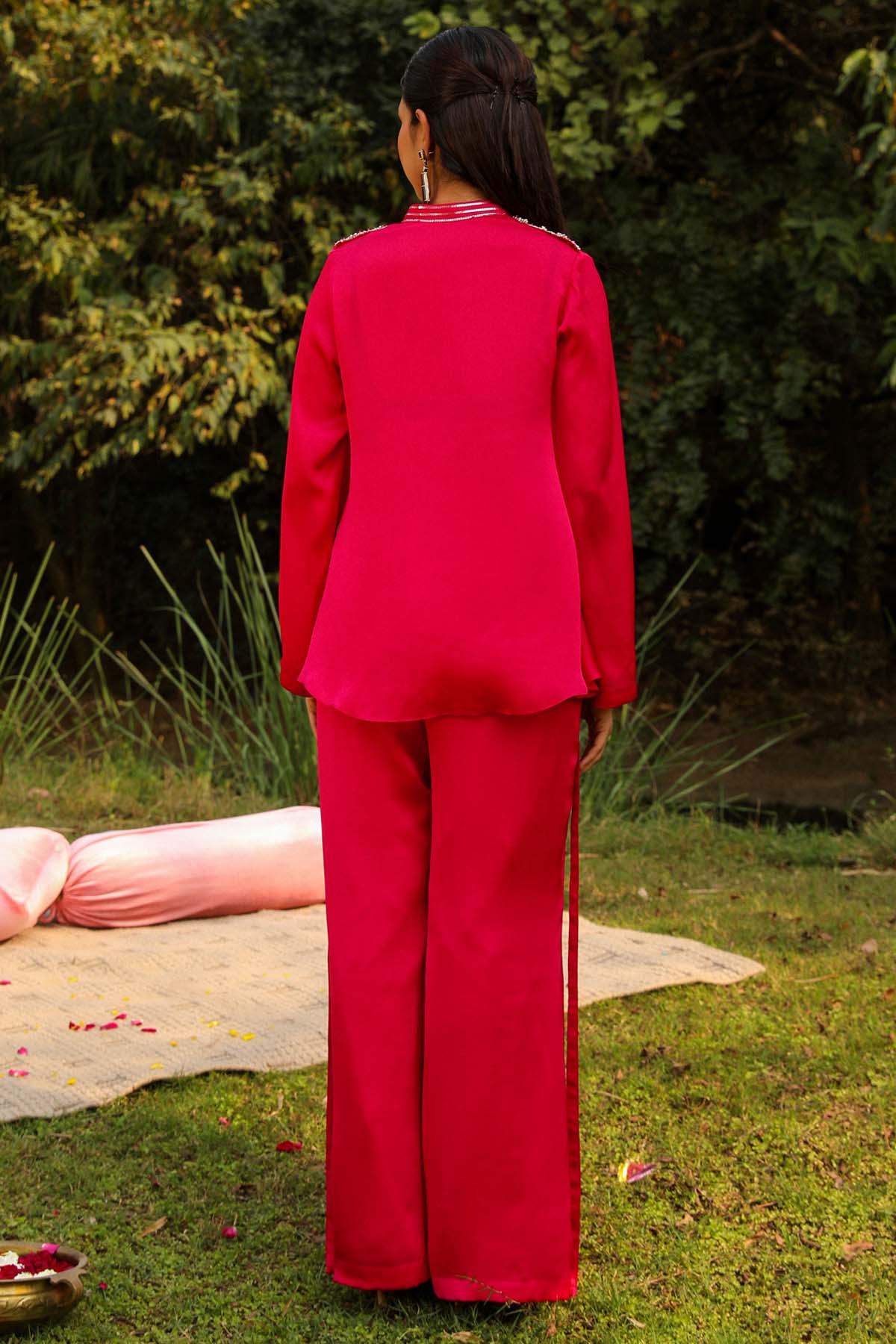 Rani Sequins Cowl Co-ord Set