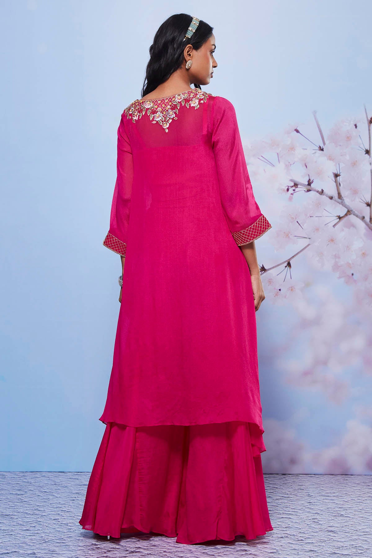 Rani Asymmetrical Kurta Set
