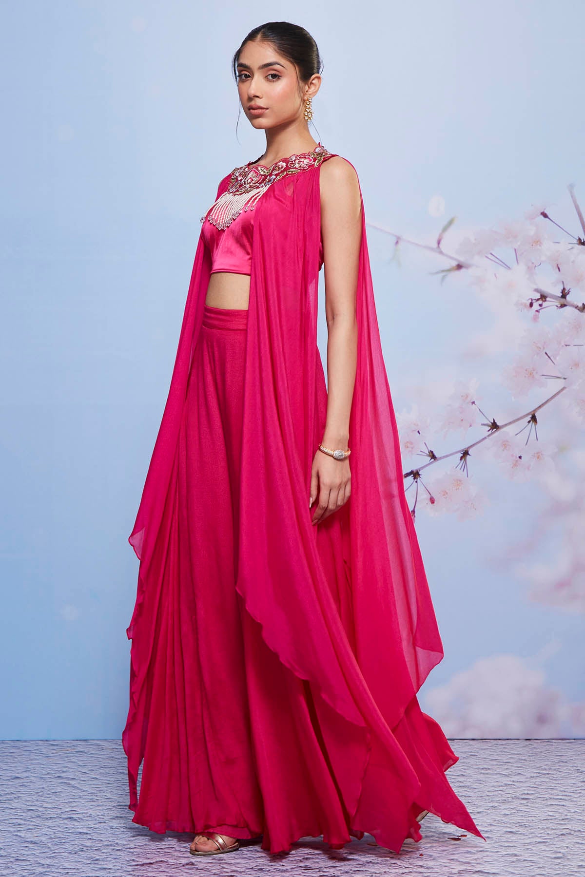 Rani Embroidered Jacket Set