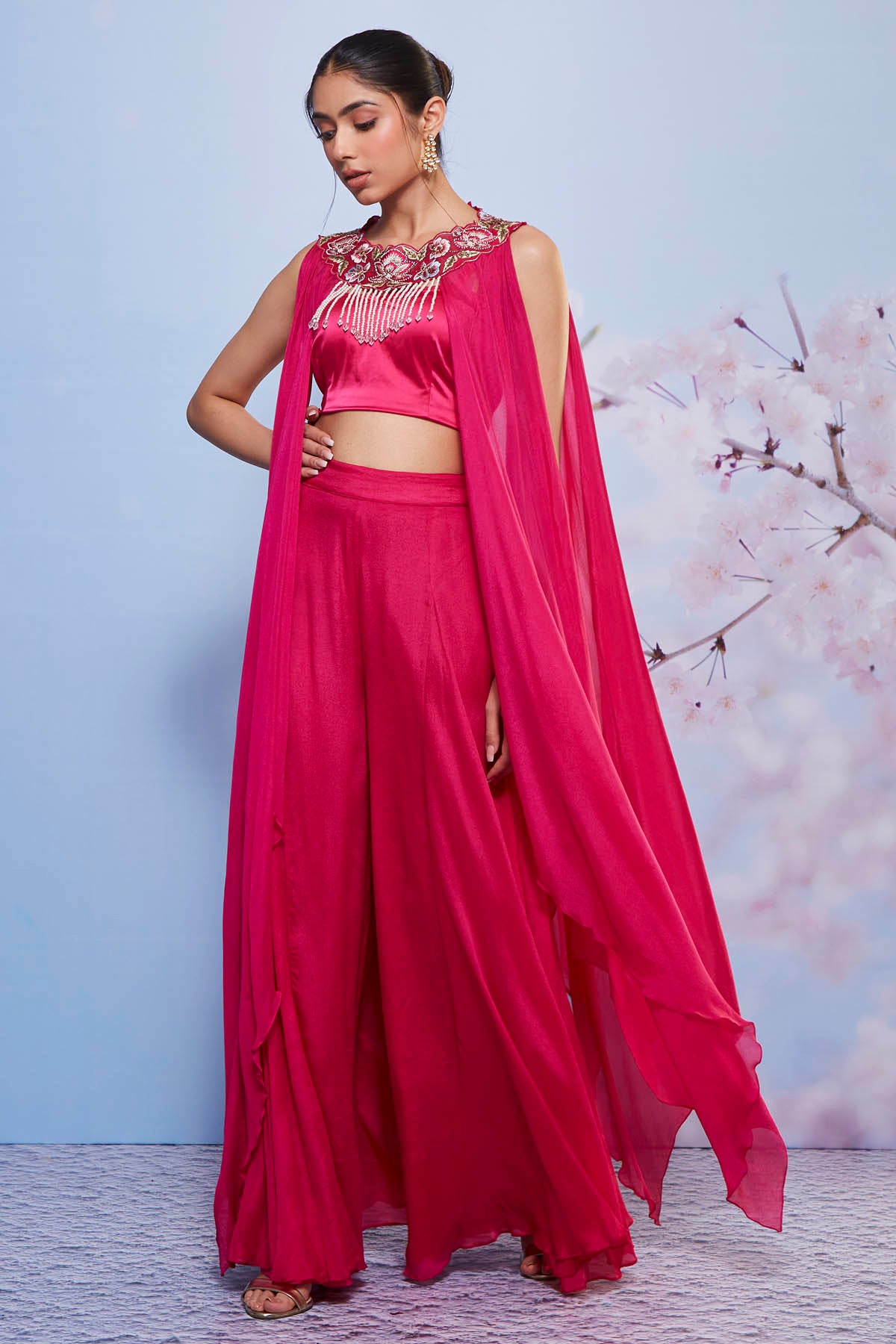 Rani Embroidered Jacket Set