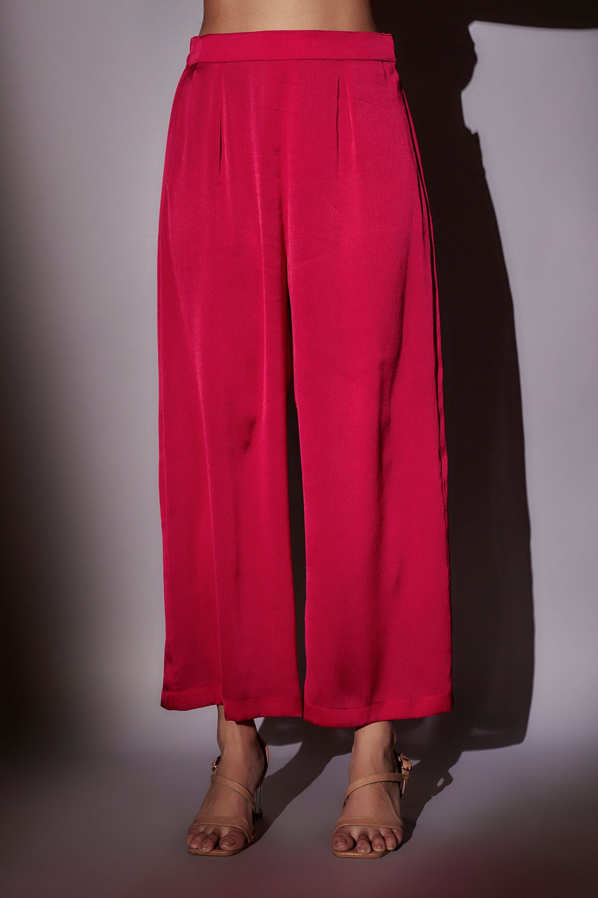 Rani Pink Embroidered Kaftan Set