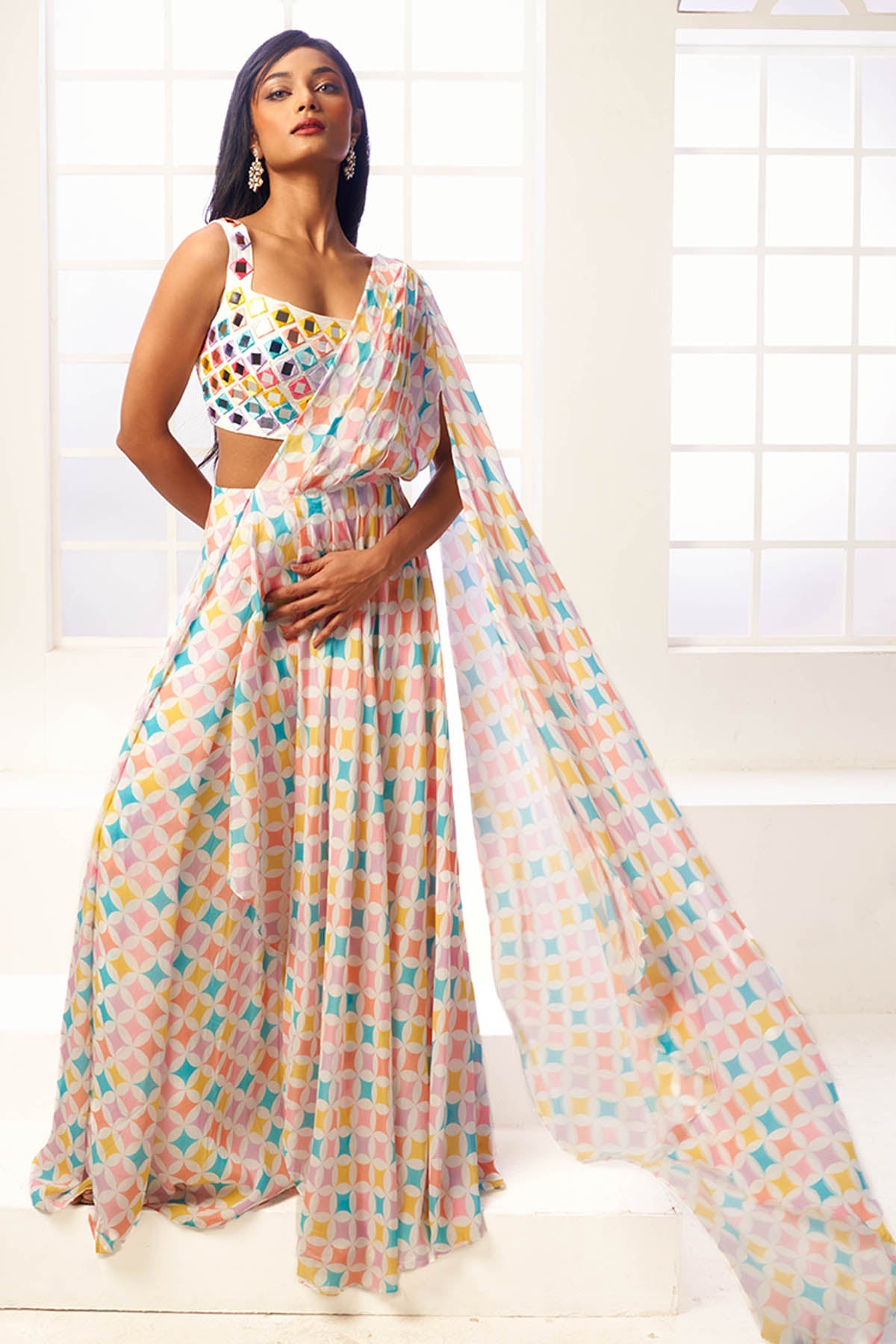 Ready To Wear Saree Pant Set