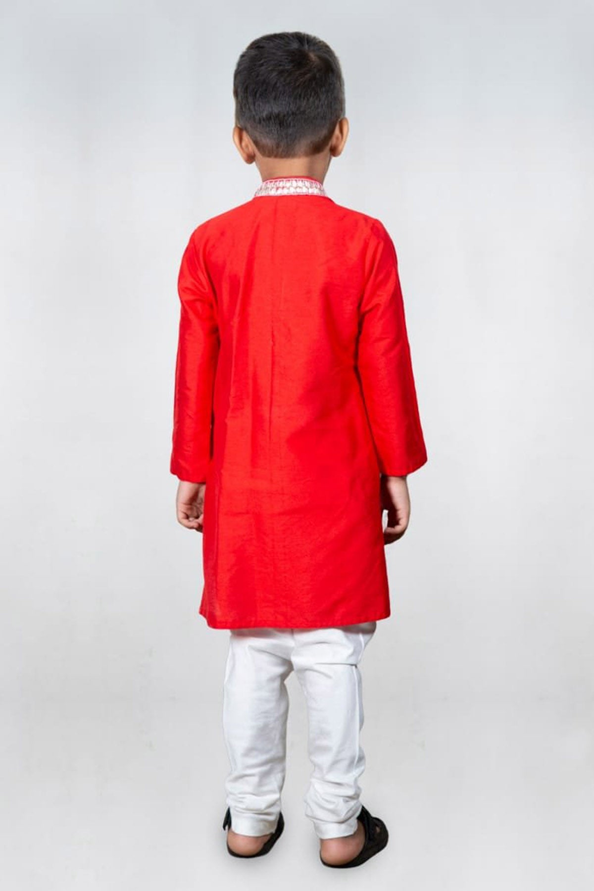 Red Kota Printed Kurta Set