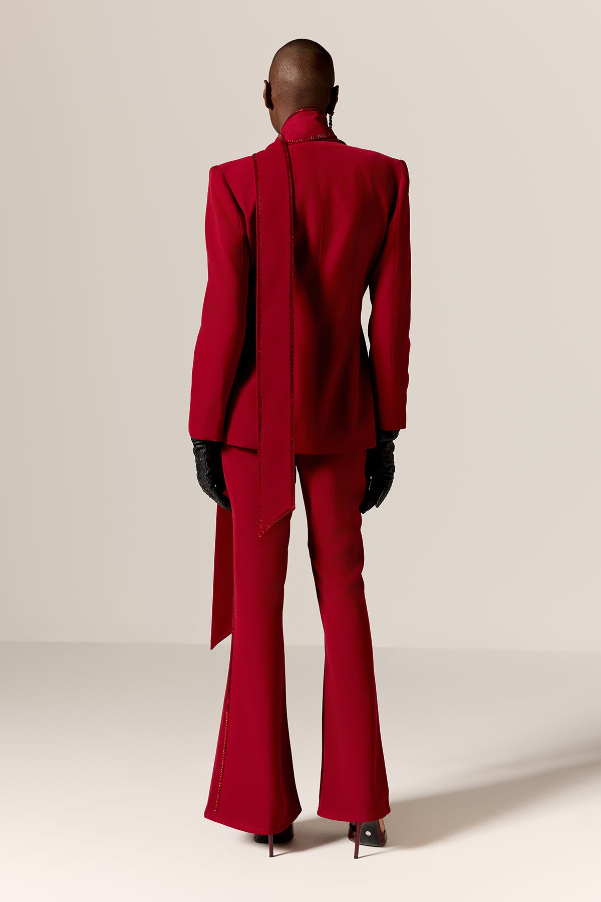 Red Patch Pocket Blazer Set