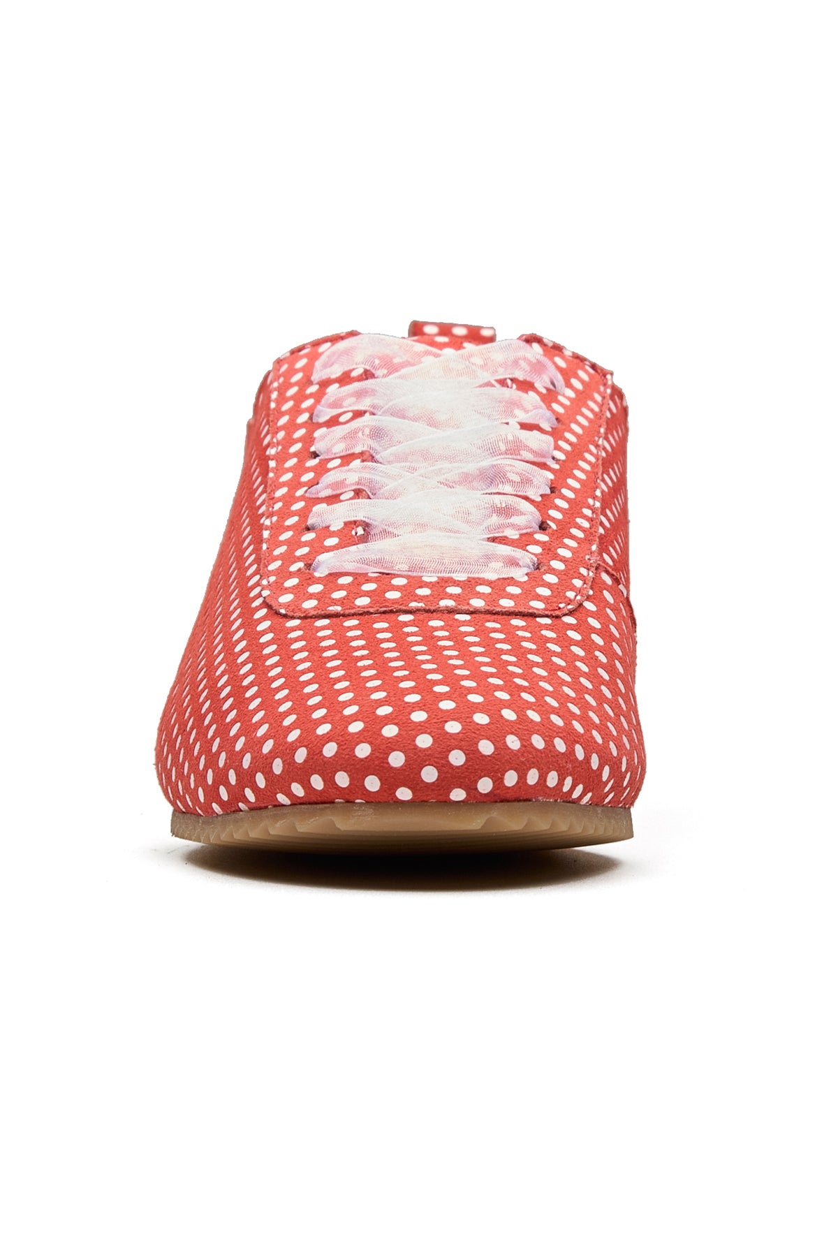 Red Polka Dot Printed Sneakers