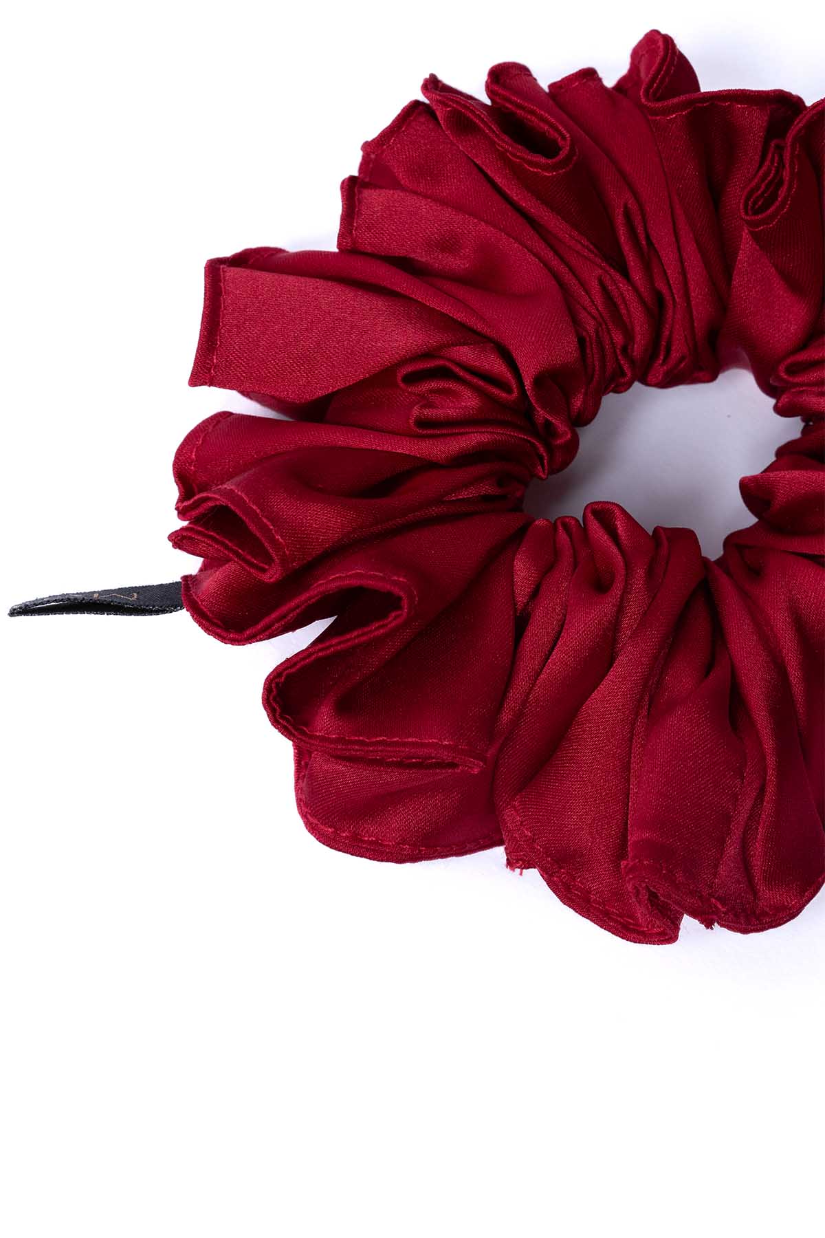 Red Smooth Satin Scrunchie