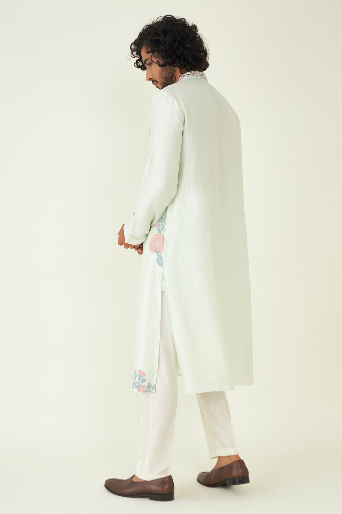 Resham & Mirror work Kurta Set