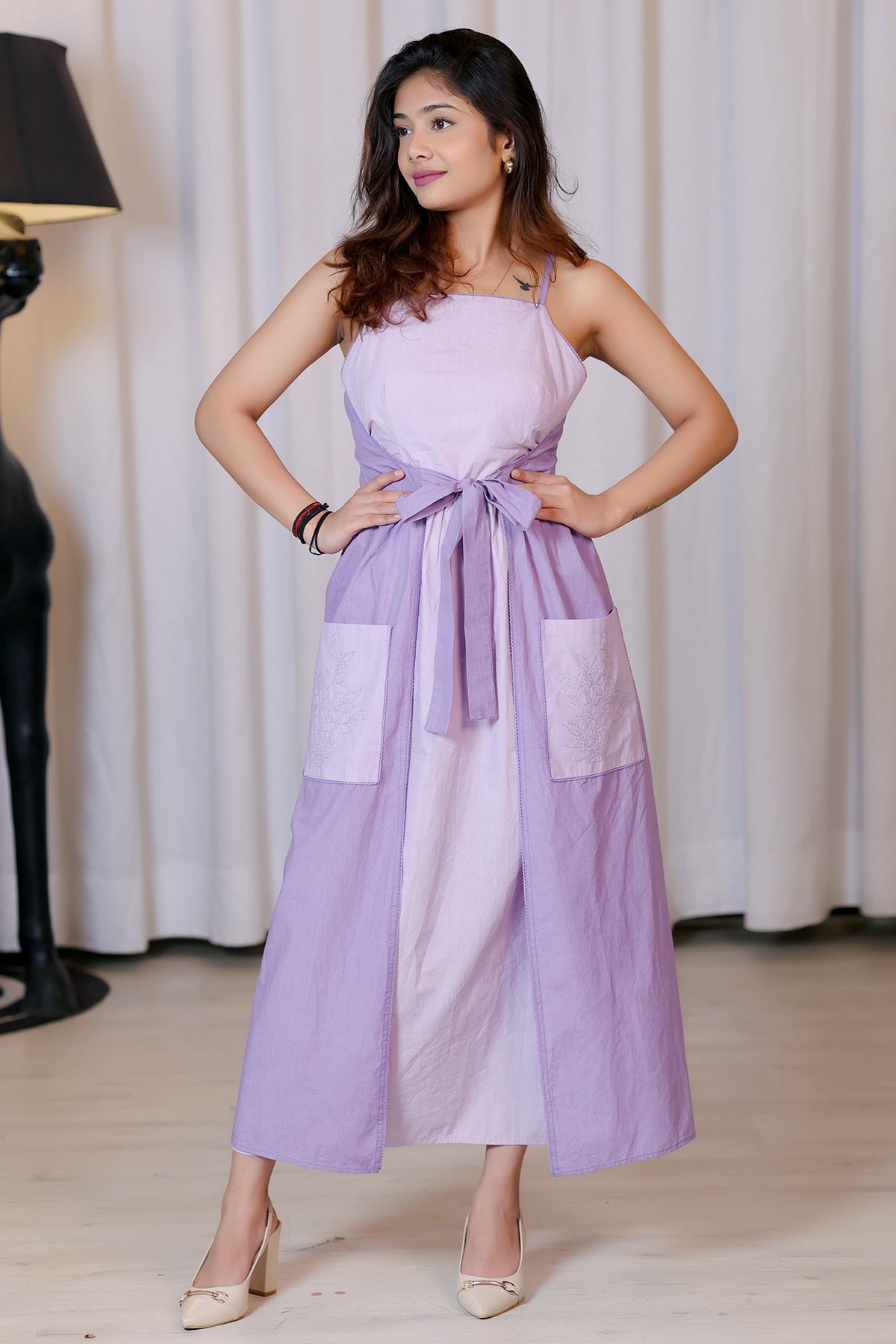 Buy Rhapsody Embroidered Maxi Dress for women by Styleonn online available at scrollnshops