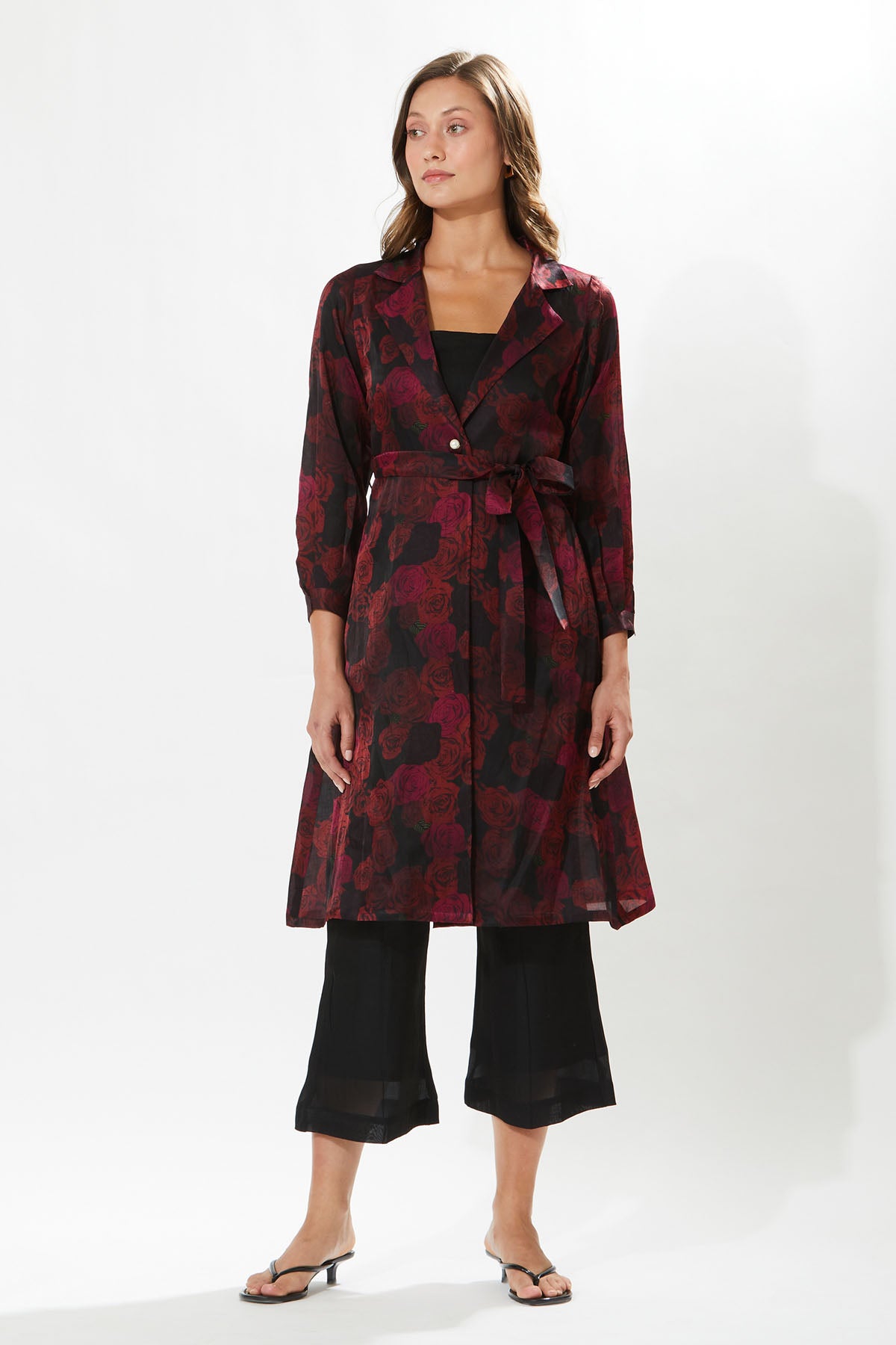 Rosa Duster Coat & Pant Set