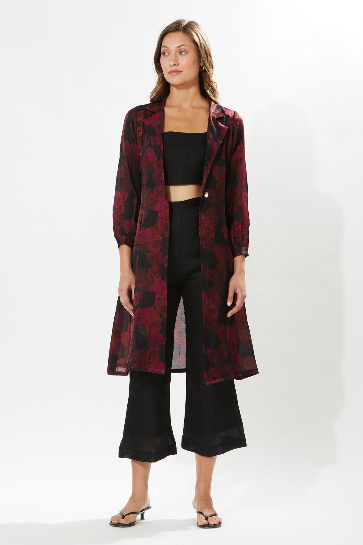 Rosa Duster Coat & Pant Set