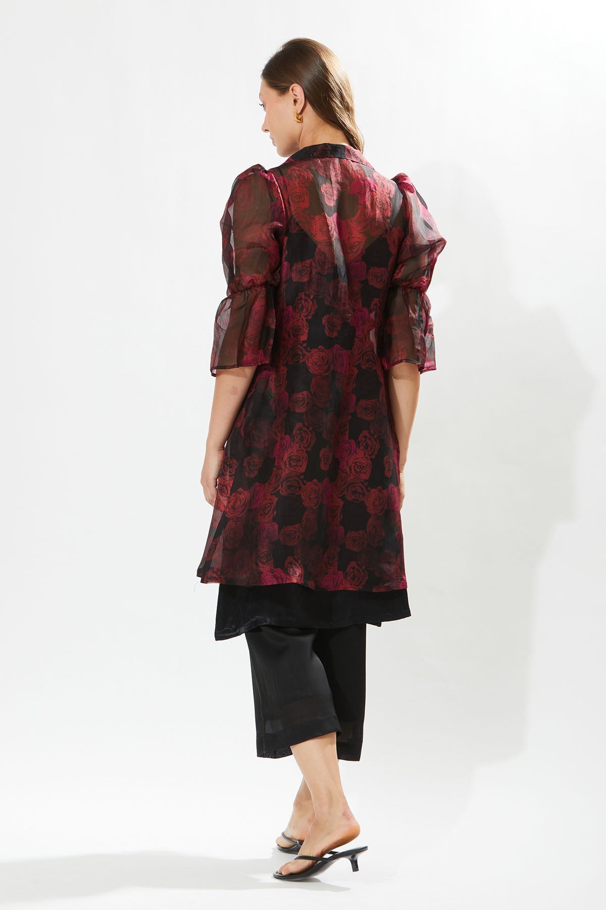 Rosa Print Tunic & Coat Set