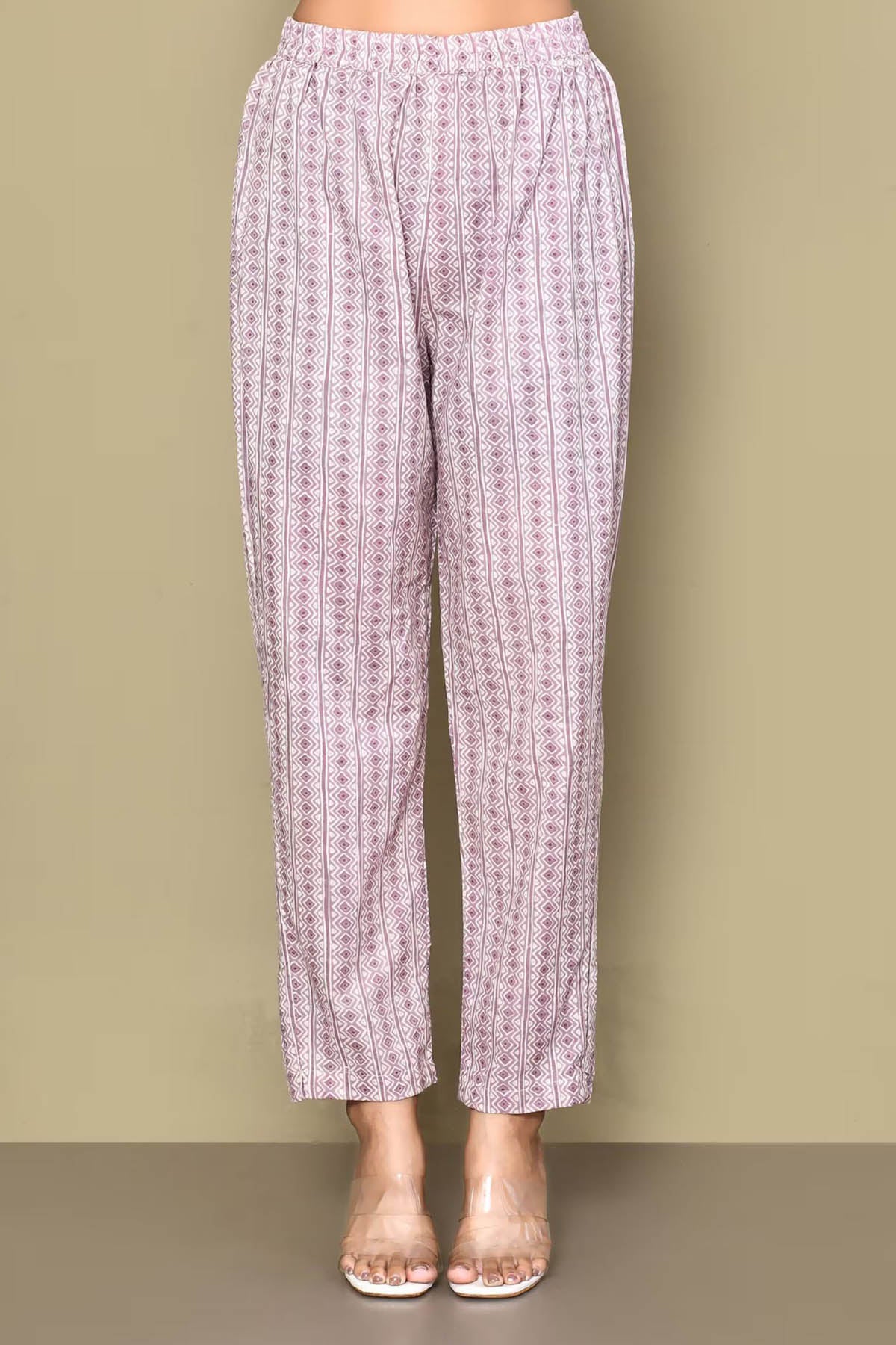 Rose Print Cotton Kurta Set