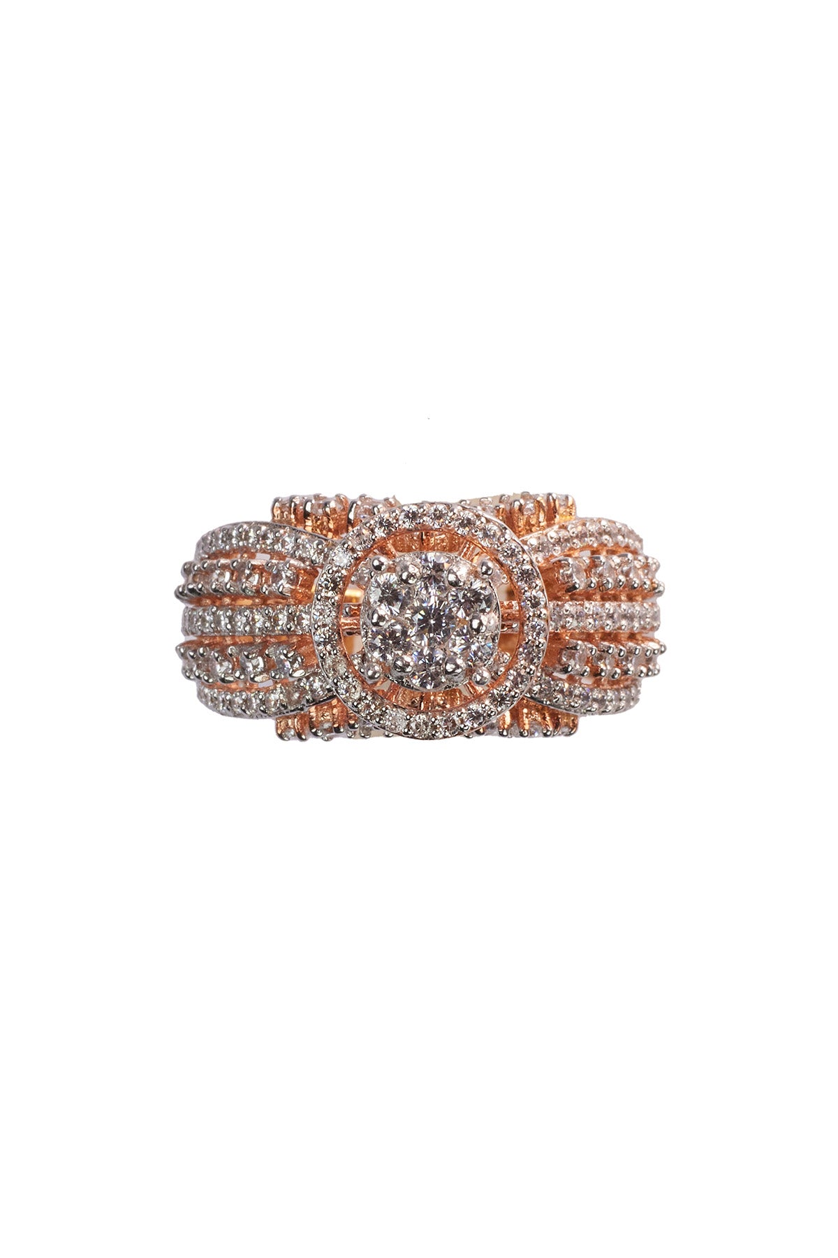 Rose Gold Cubic Zirconia Ring