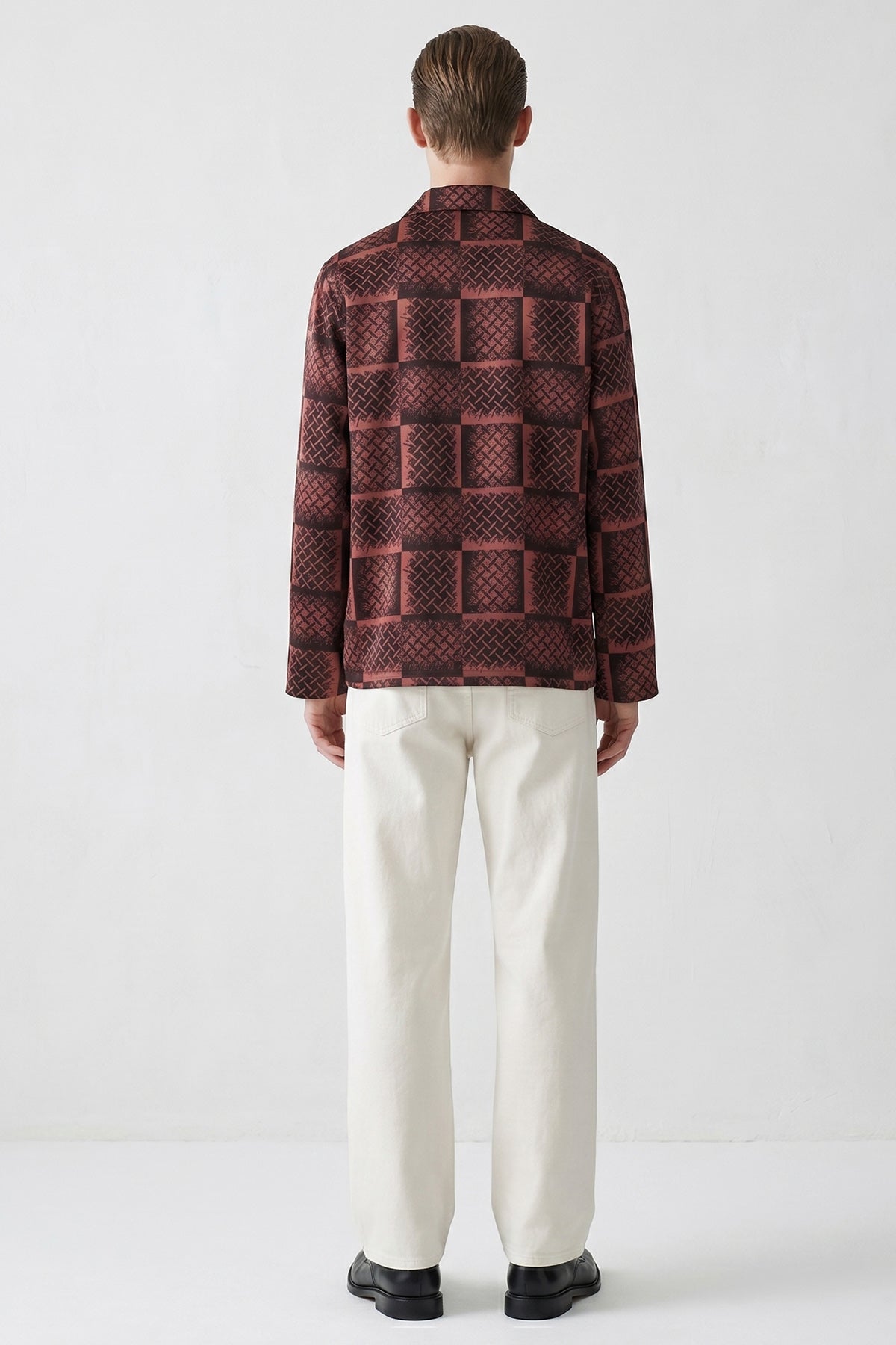 Ruby Geometric Artistic Jacket