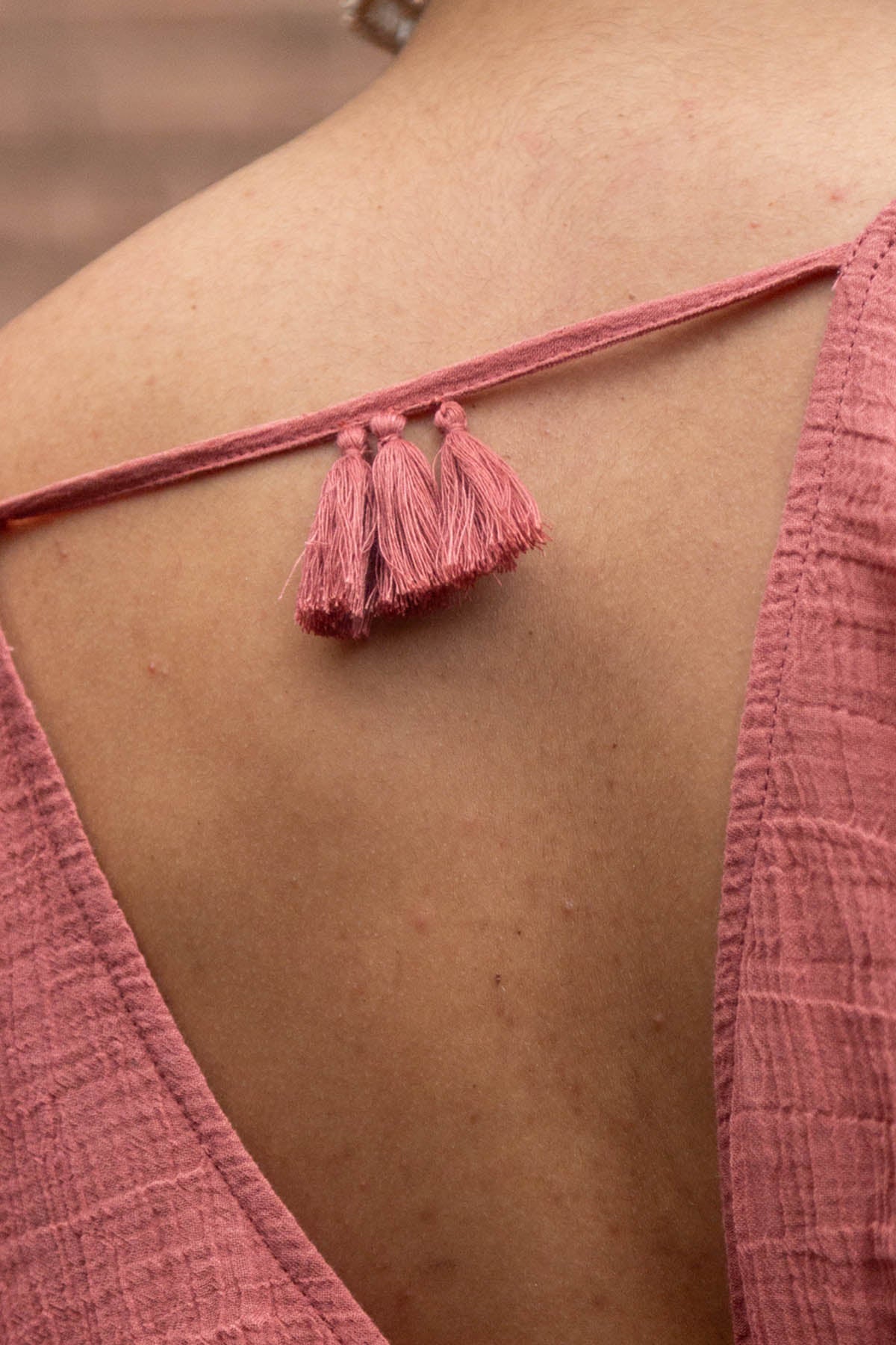 Rust Kimono Sleeve Kaftan