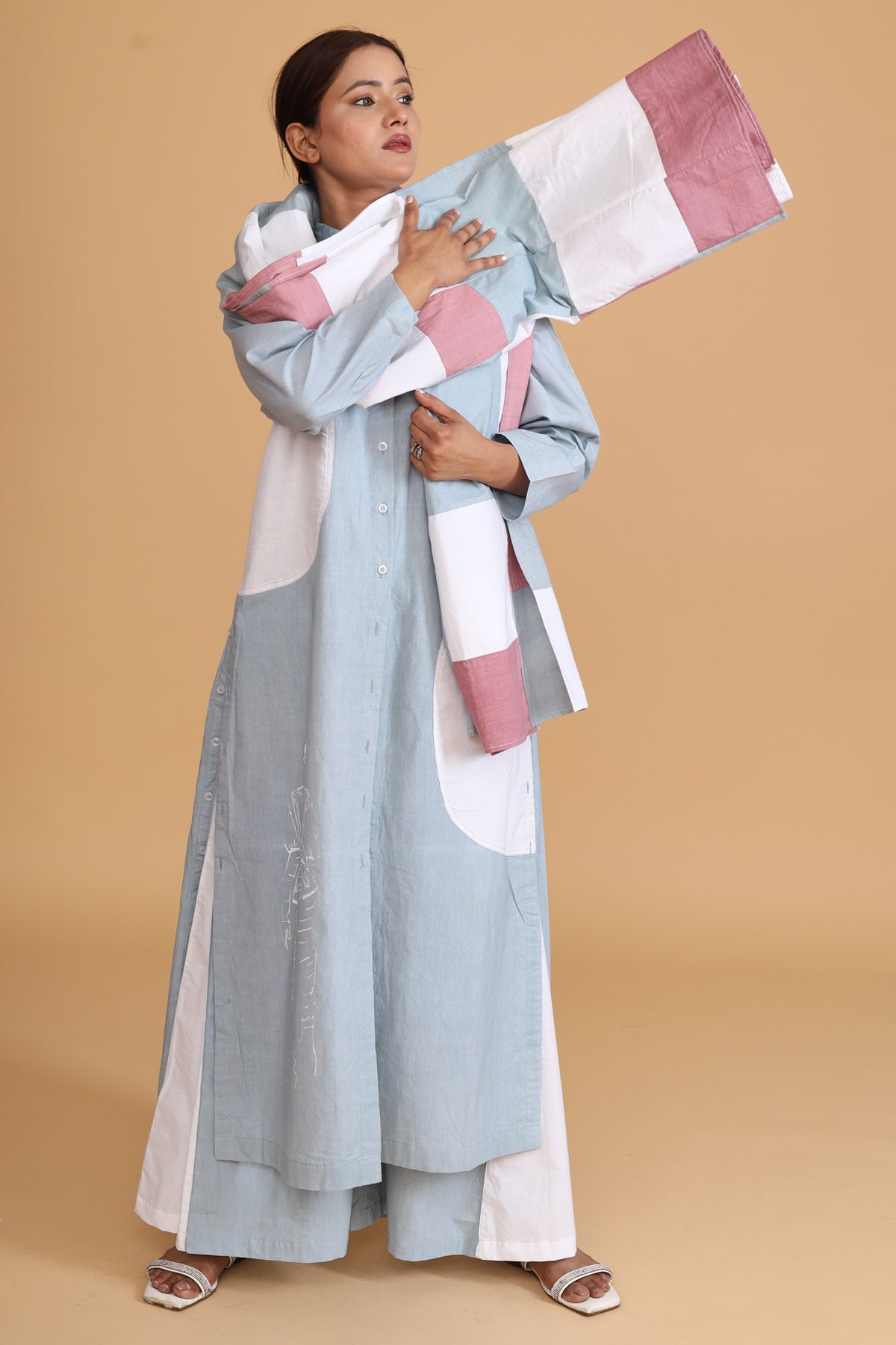 Semi Circle Tunic Co-ord & Scarf