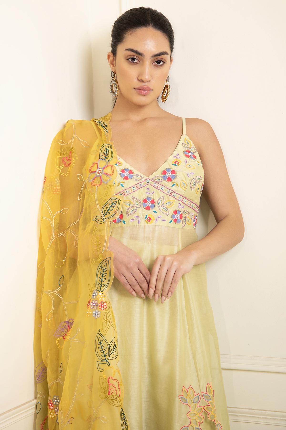 Sequins Embellished Anarkali Set