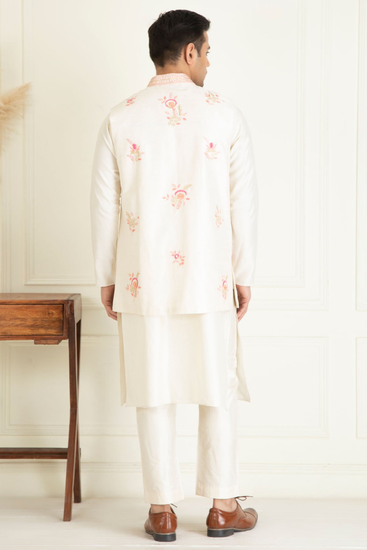 Sequins Embellished Jacket Set