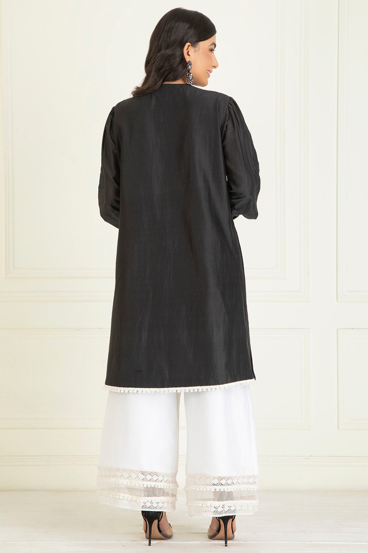 Sequins Embroidered Kurta Set