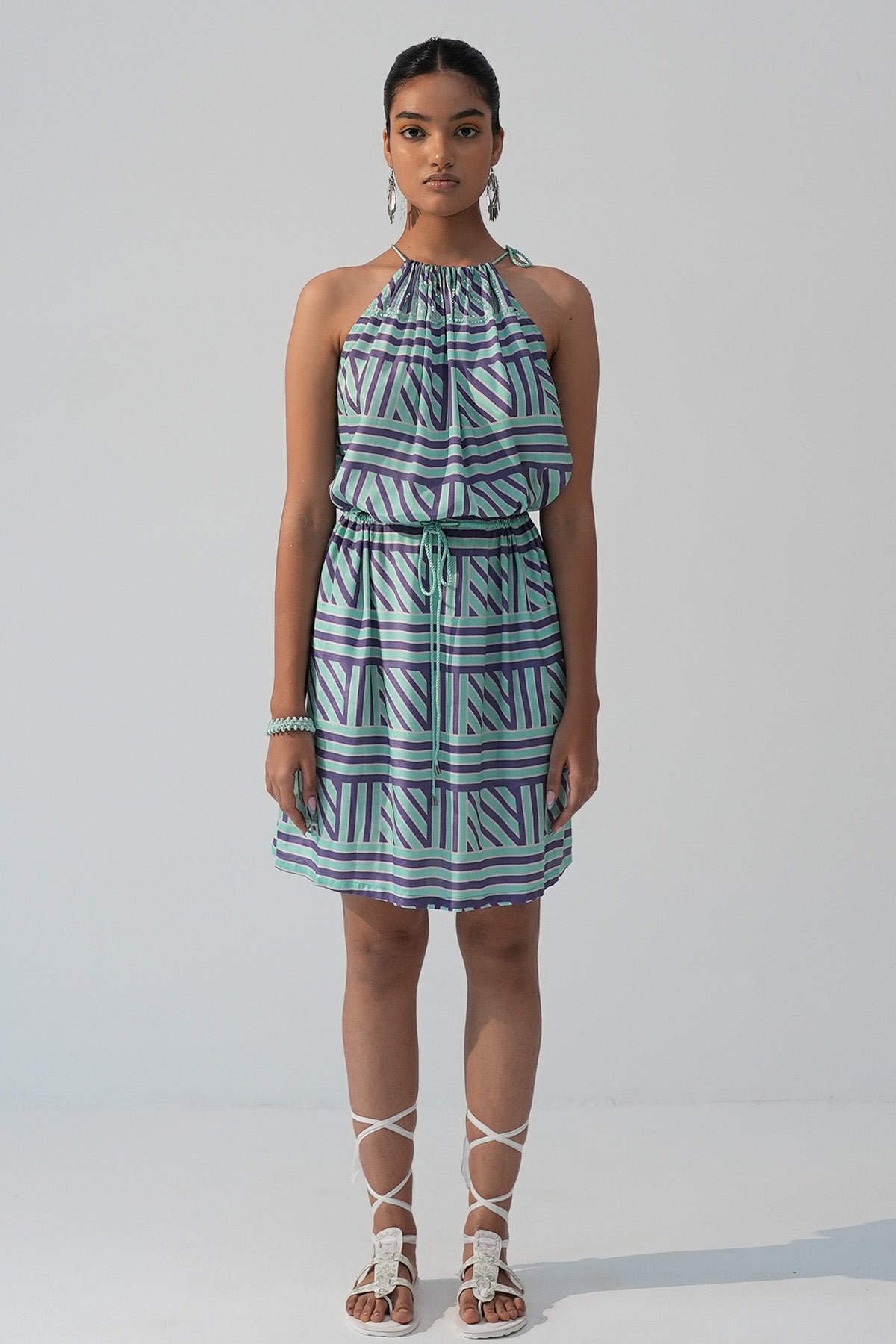 Buy Sequins Multicolor Mini Dress by Beachbum for women online at ScrollnShops