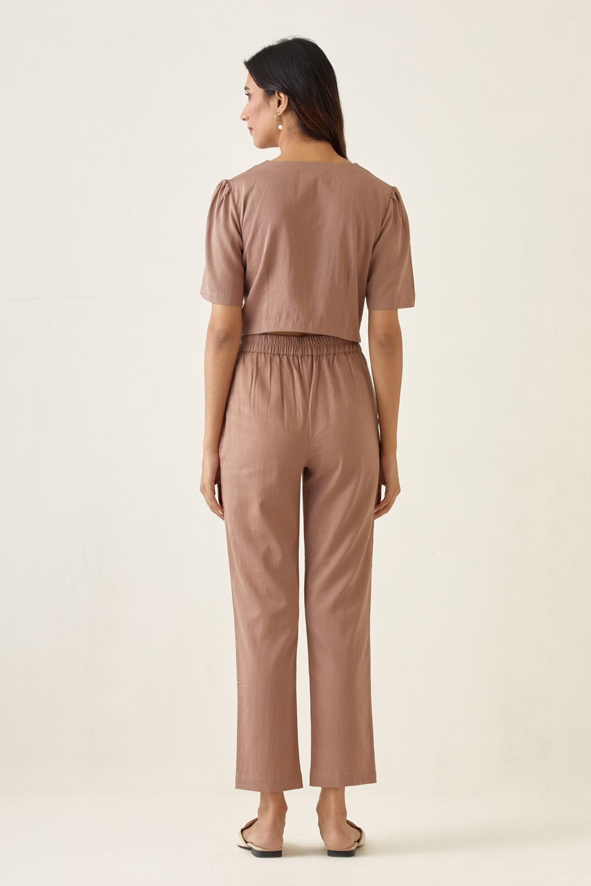 Shawl Collar Top & Pant Set