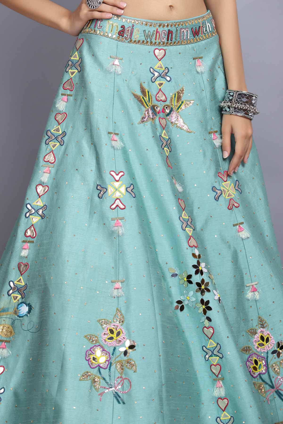 Sheesha Embroidered Lehenga Set