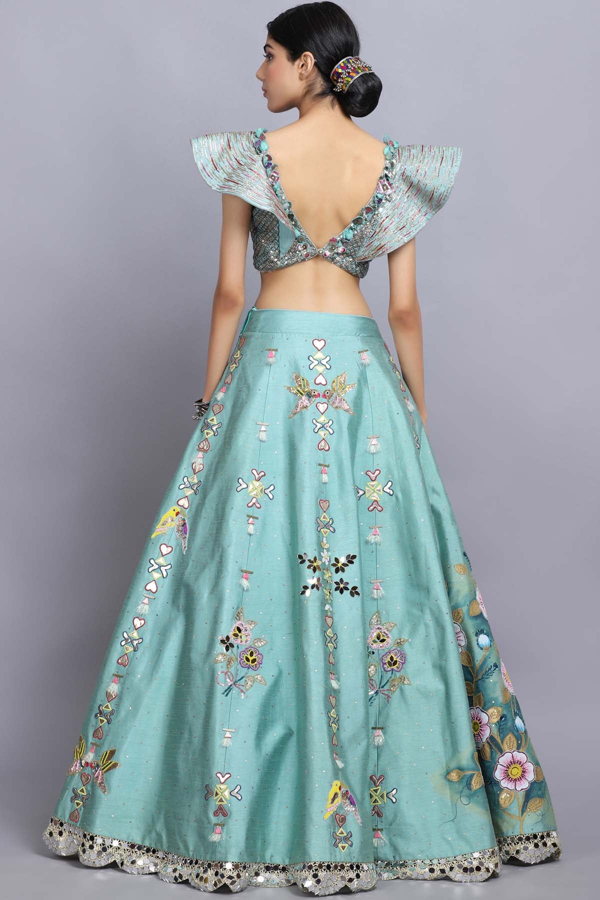 Sheesha Embroidered Lehenga Set