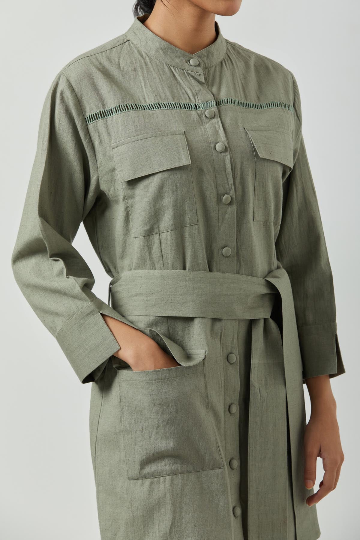 Shirt Dress Tunic & Pant Set