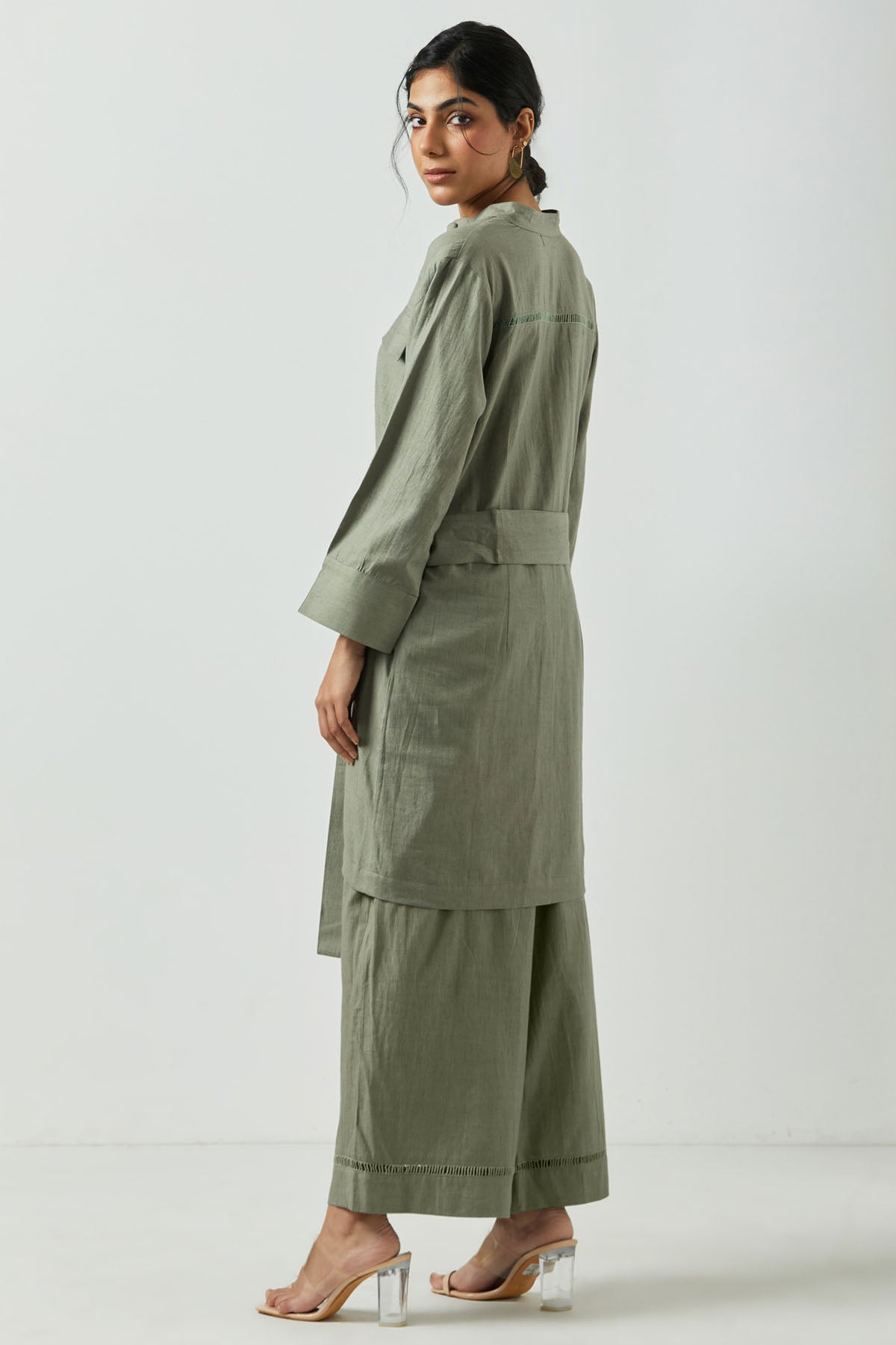 Shirt Dress Tunic & Pant Set