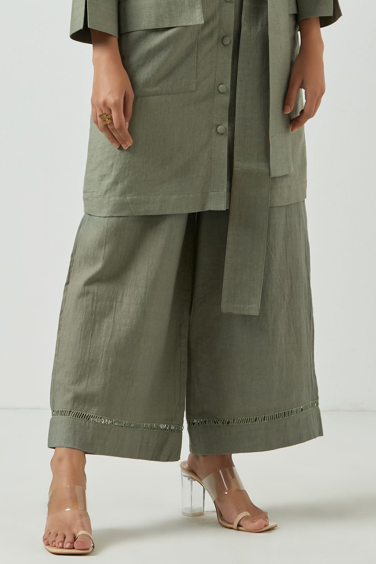 Shirt Dress Tunic & Pant Set