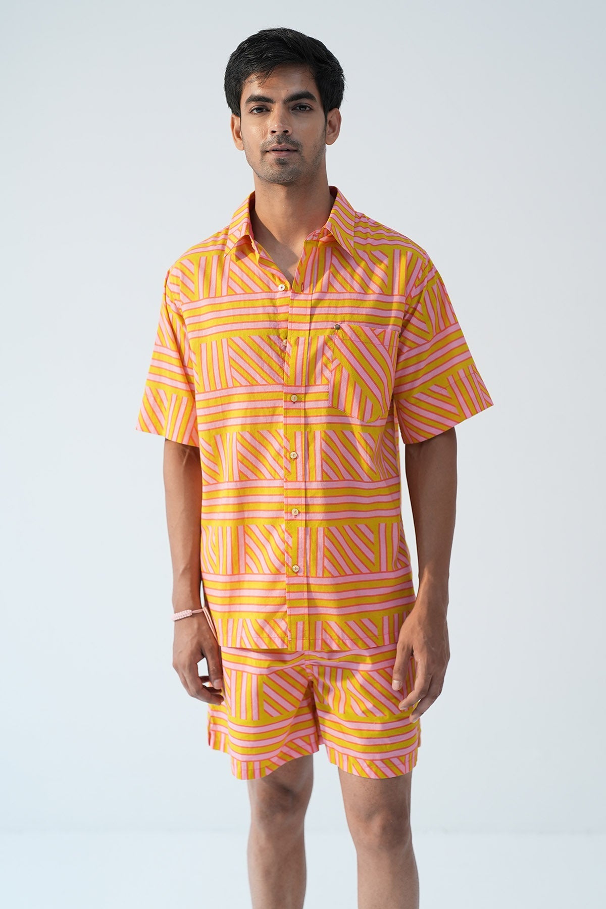 Buy Short Sleeves Multicolor Shirt by Beachbum for men online at ScrollnShops