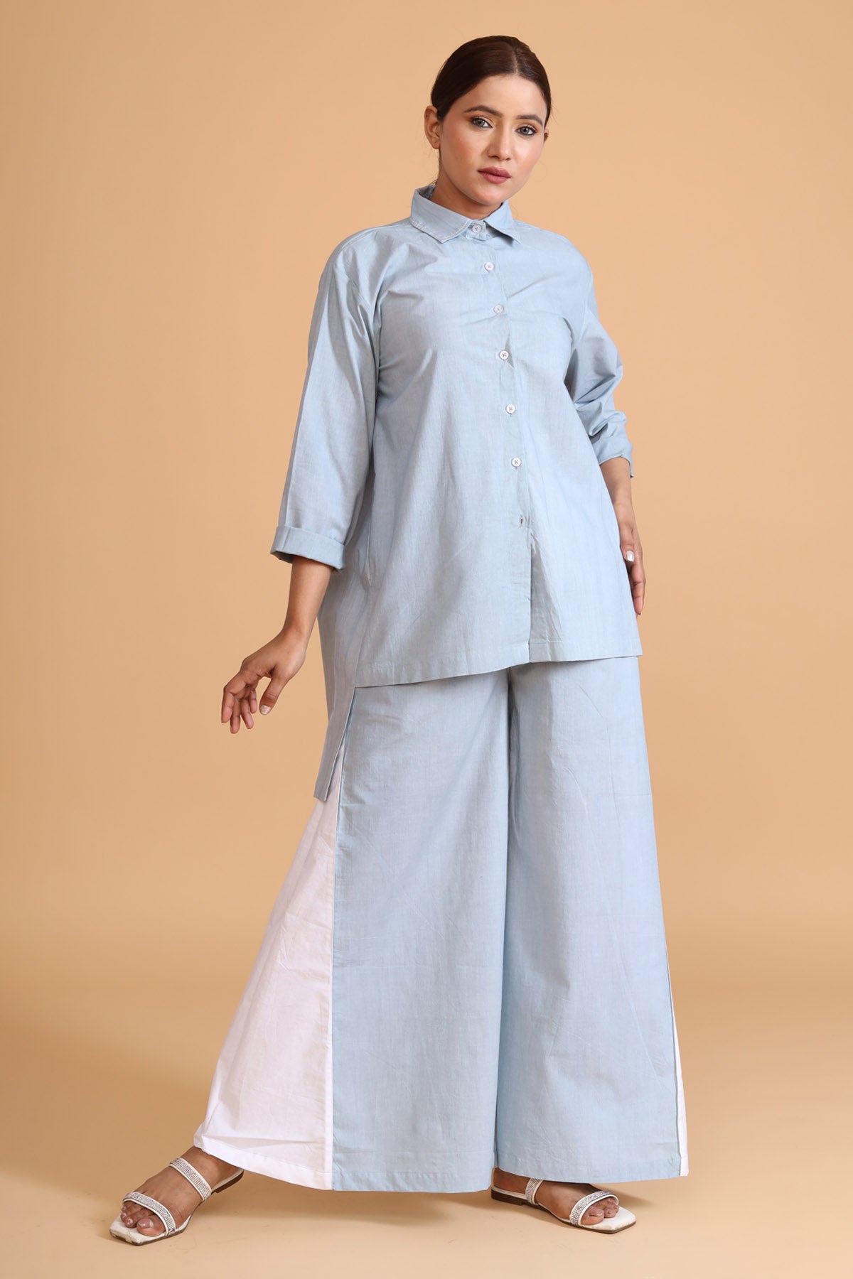 Buy Jaza Jaza Mint Green Cotton Poplin Pants for Women at ScrollnShops