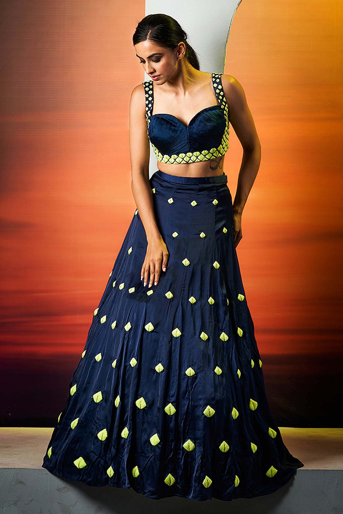 Cutdana Embroidered Lehenga Set