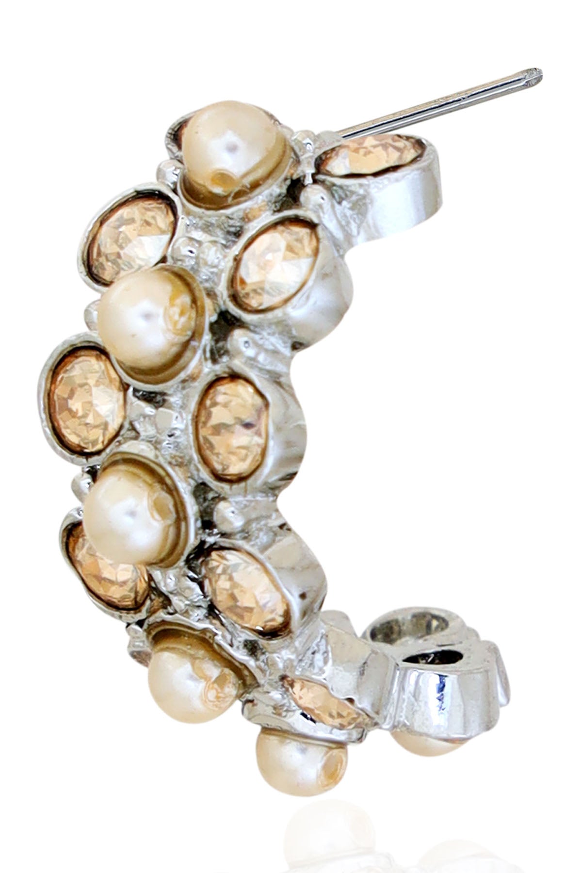 Silver Small Bali Earrings