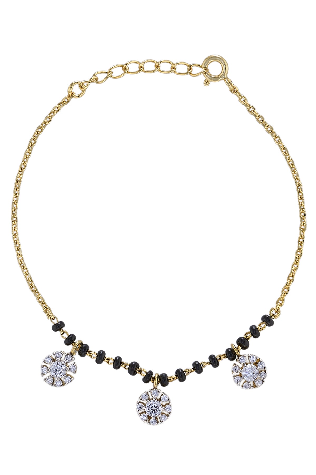 Silver Beads Hand Mangalsutra