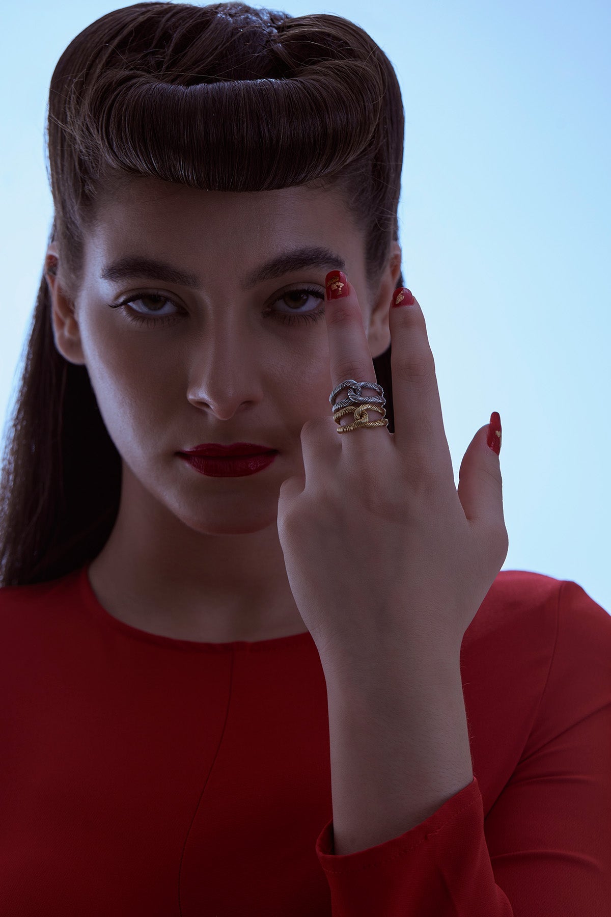 Buy Silver Brass Knotted Style Ring for women by Ethnic Andaz online available at scrollnshops