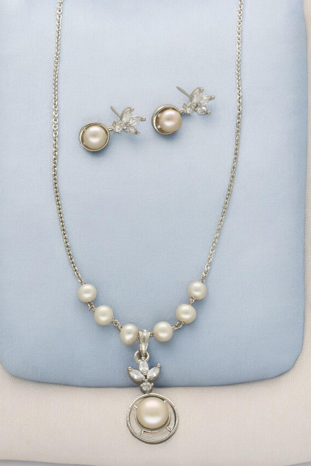 Silver Button Shaped Jewellery