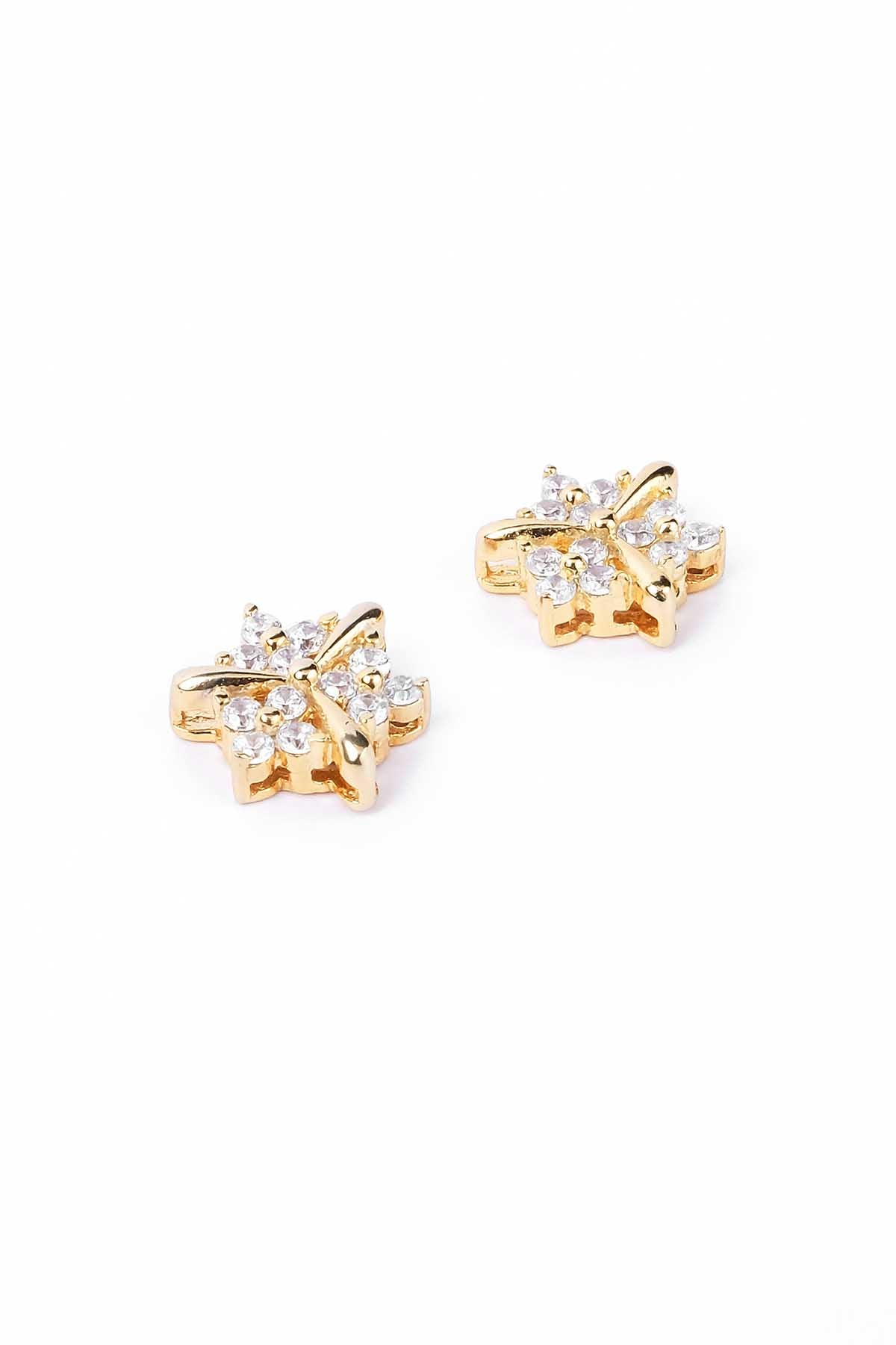 Silver Cubic Zirconia Studs