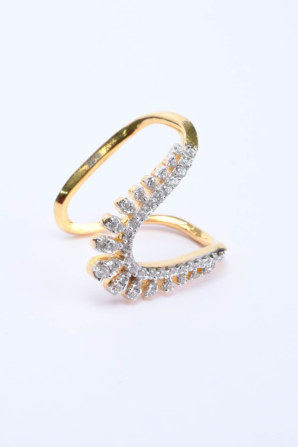 Silver Cubic Zirconia Vanki Ring