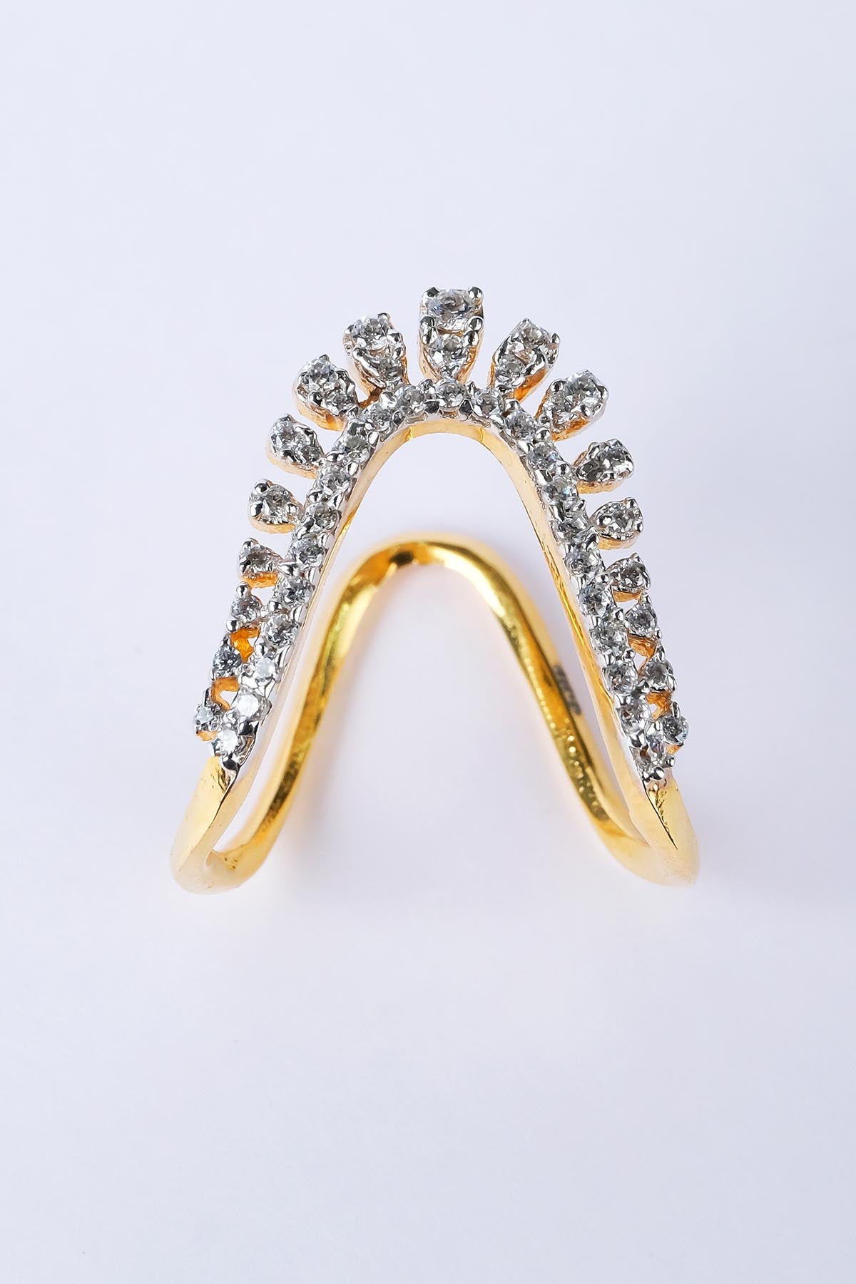 Silver Cubic Zirconia Vanki Ring