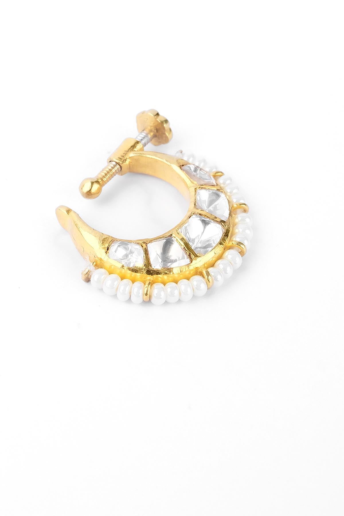 Silver Embellished Chand Nath