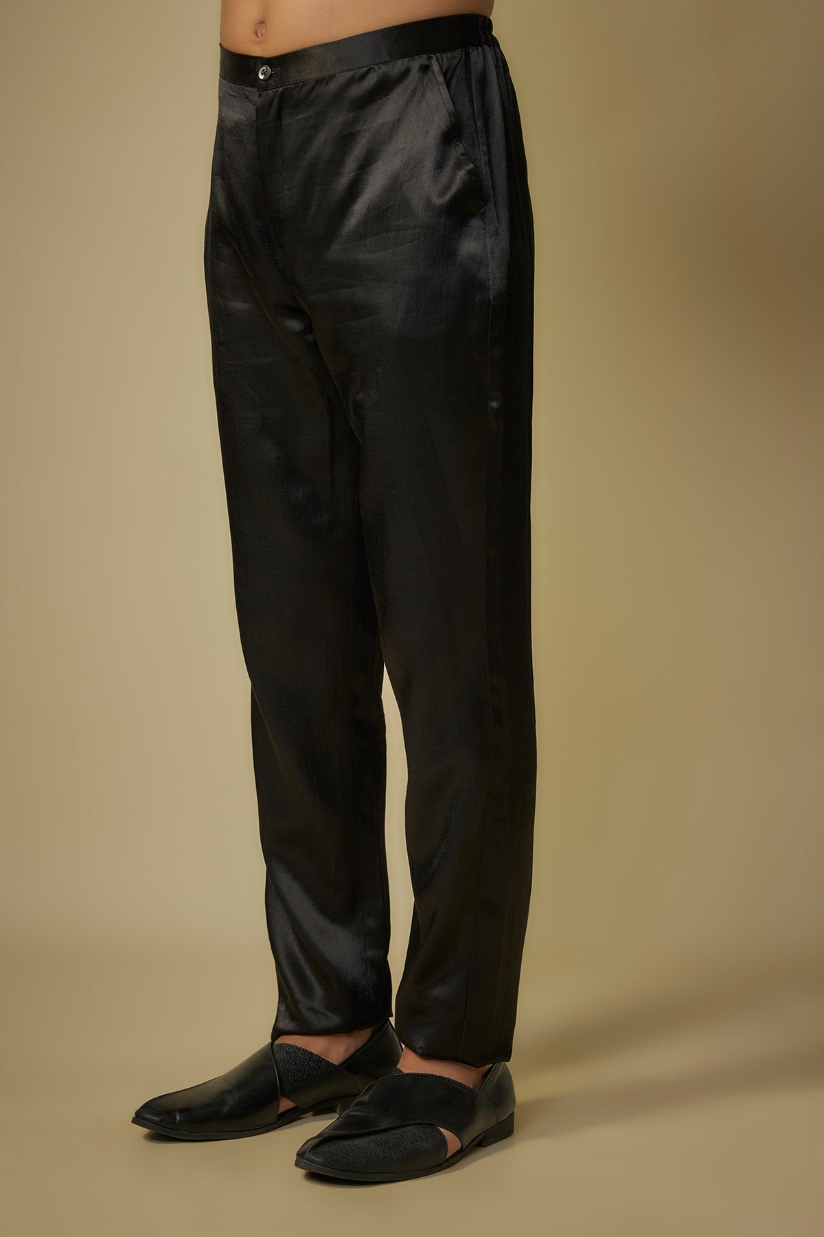 Silver Embroidered Kurta Set