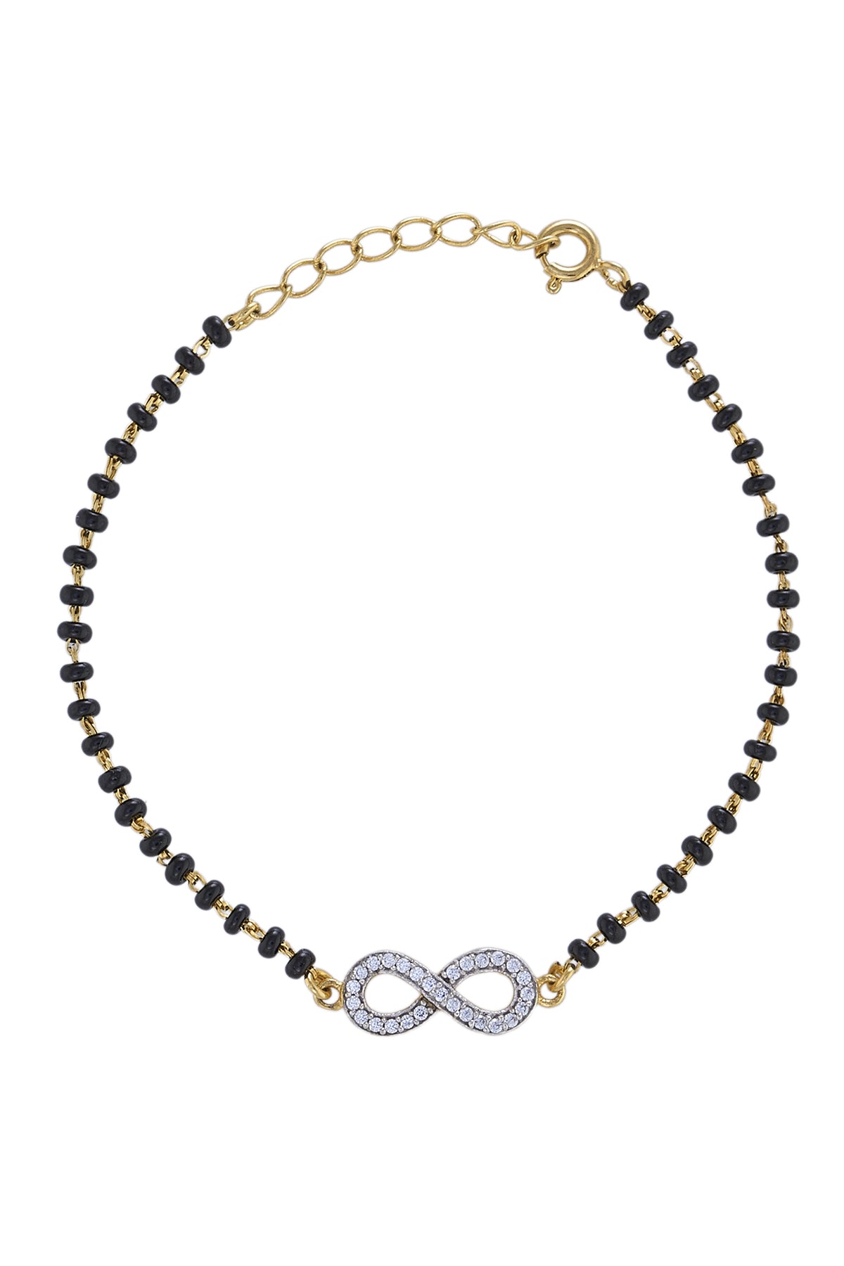 Silver Infinity Hand Mangalsutra