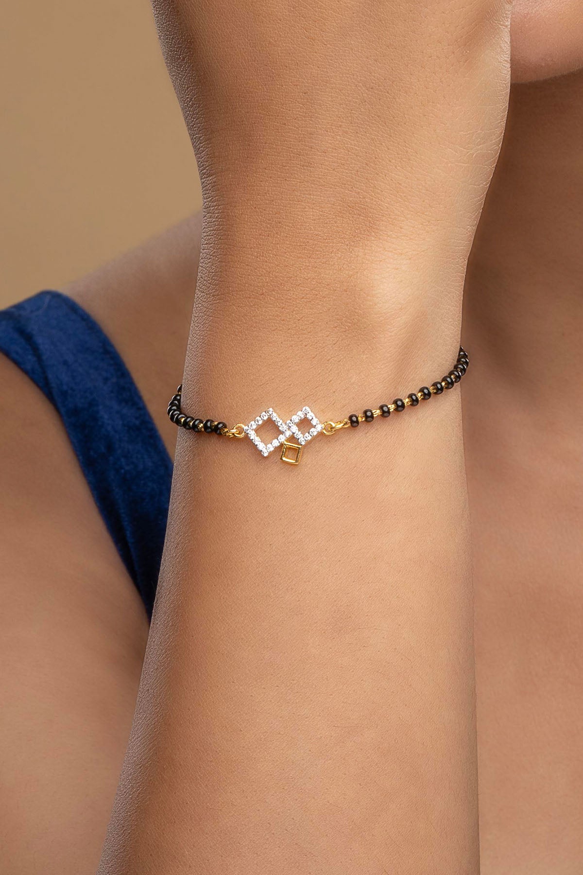 Buy Silver Mallika Hand Mangalsutra by Sica for women online at ScrollnShops