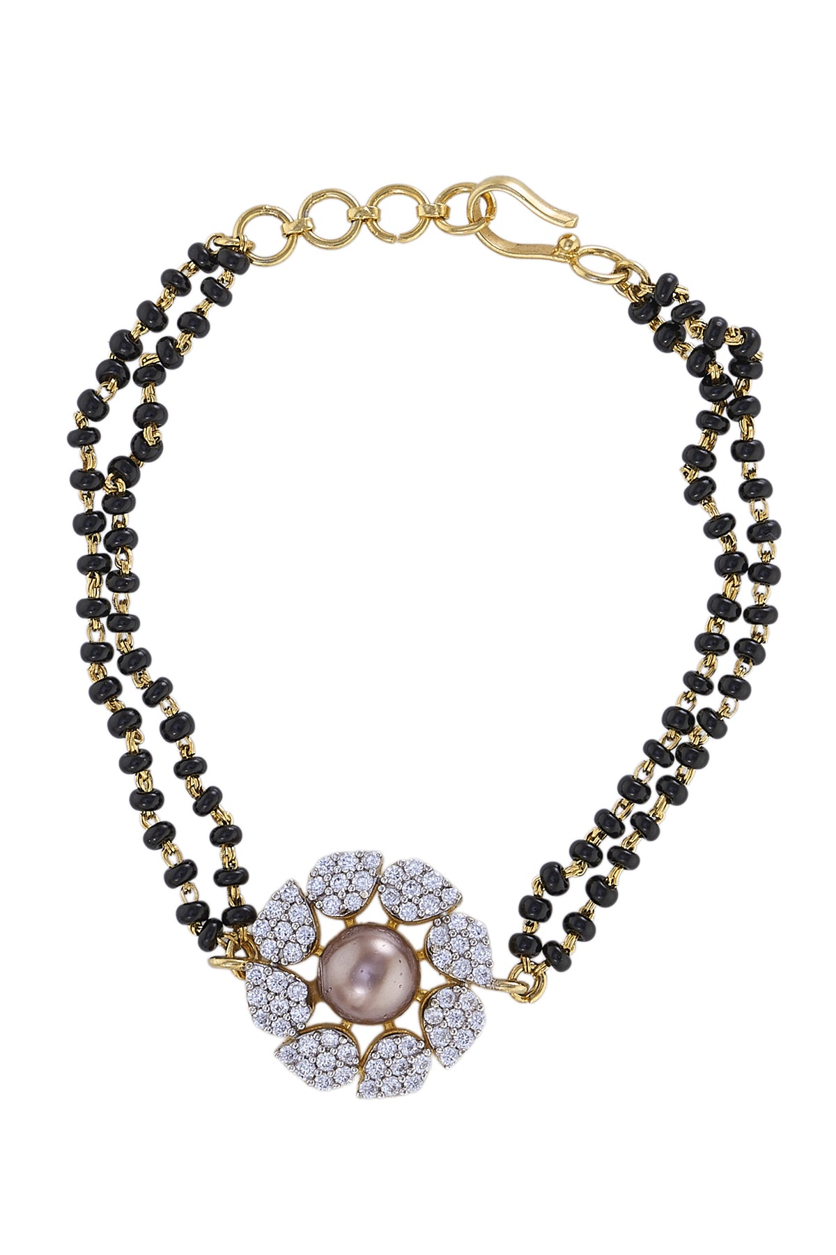 Silver Pearl Hand Mangalsutra