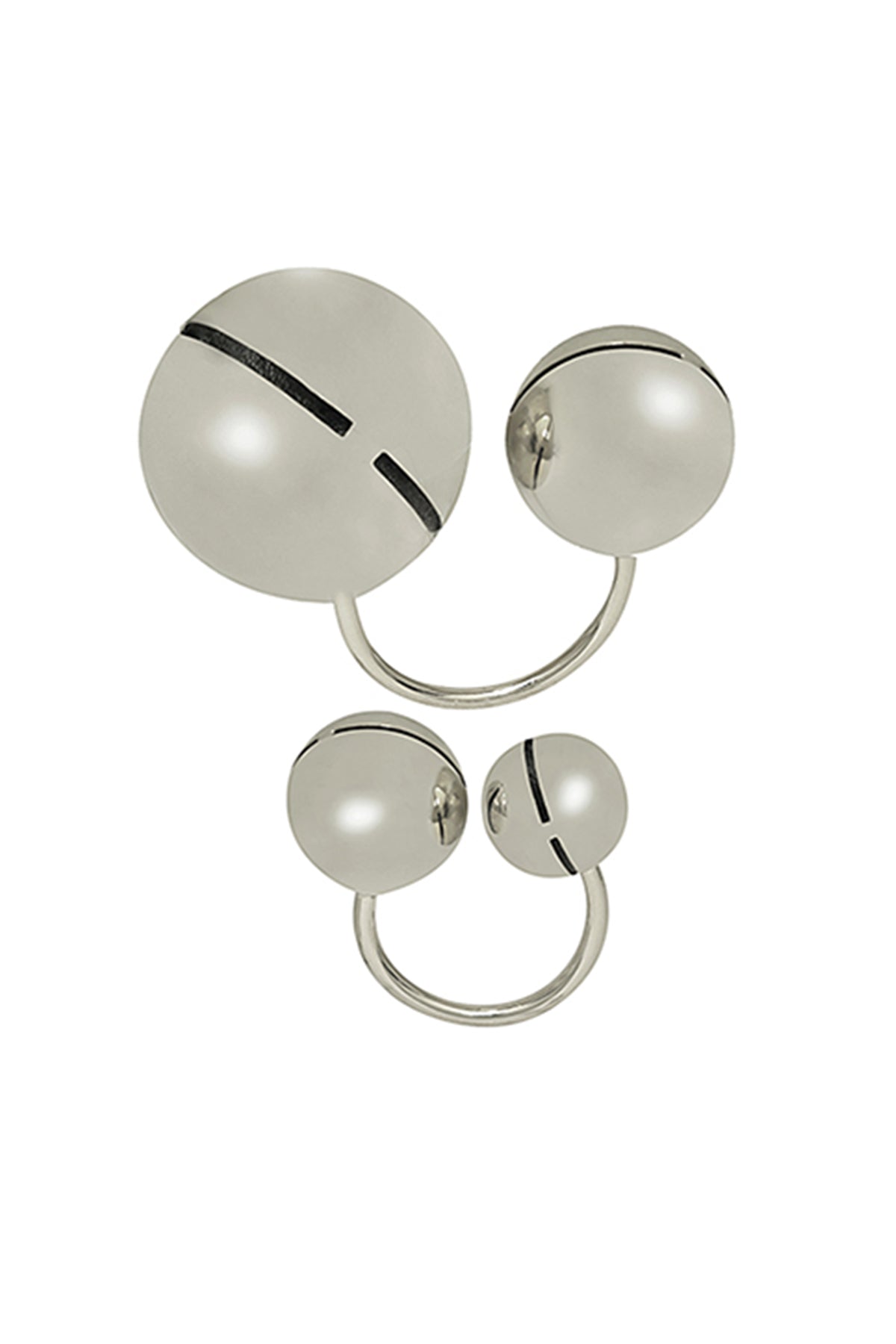 Silver Plated Brass Midi Ring