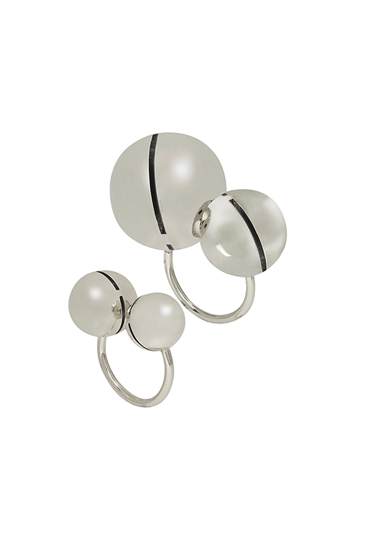 Silver Plated Brass Midi Ring